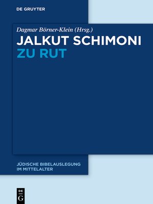cover image of Jalkut Schimoni zu Rut